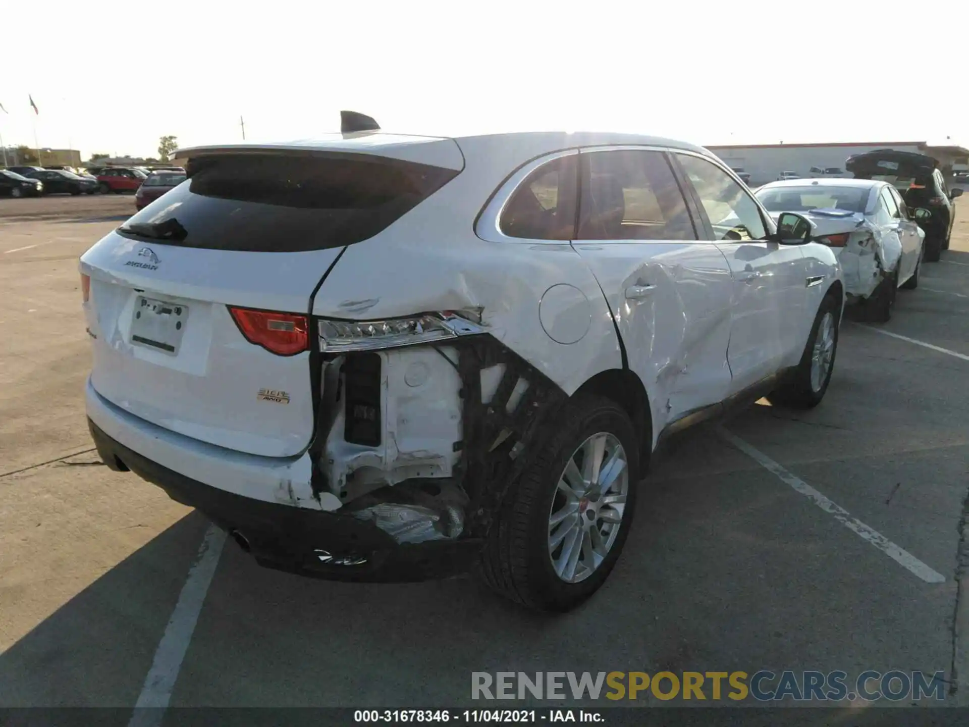 4 Photograph of a damaged car SADCK2GX8LA633533 JAGUAR F-PACE 2020