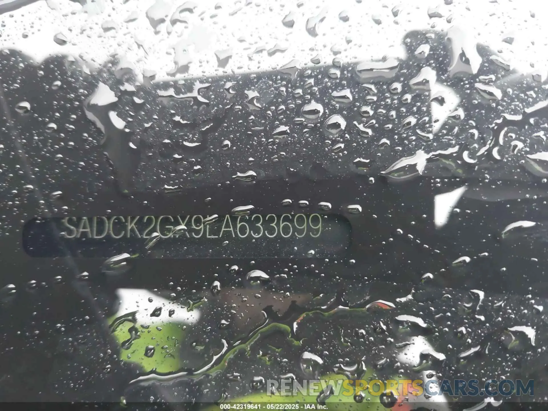 17 Photograph of a damaged car SADCK2GX9LA633699 JAGUAR F-PACE 2020