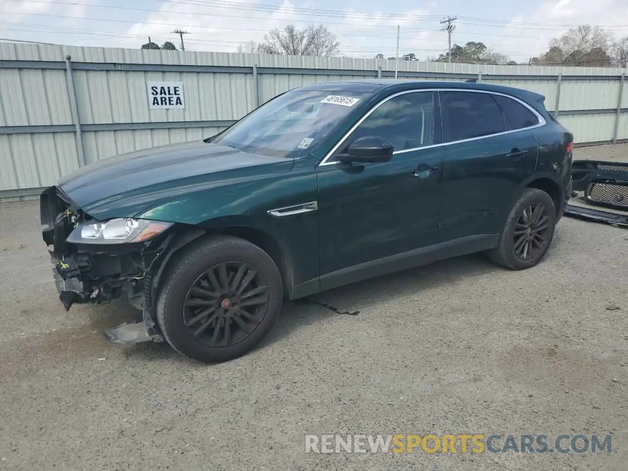 1 Photograph of a damaged car SADCK2GX9LA638255 JAGUAR F-PACE 2020