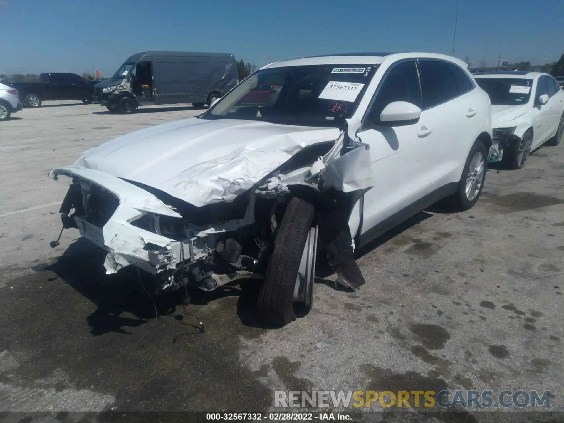 2 Photograph of a damaged car SADCK2GX9LA639678 JAGUAR F-PACE 2020