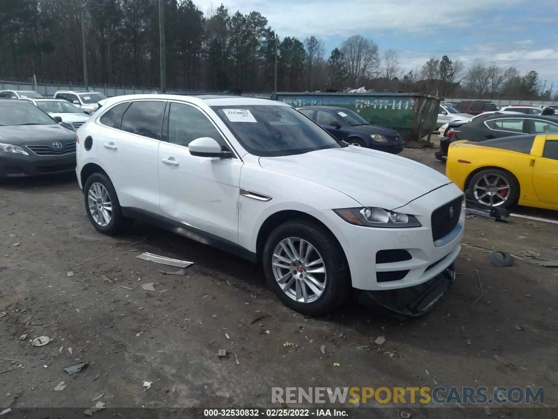 1 Photograph of a damaged car SADCK2GX9LA639762 JAGUAR F-PACE 2020