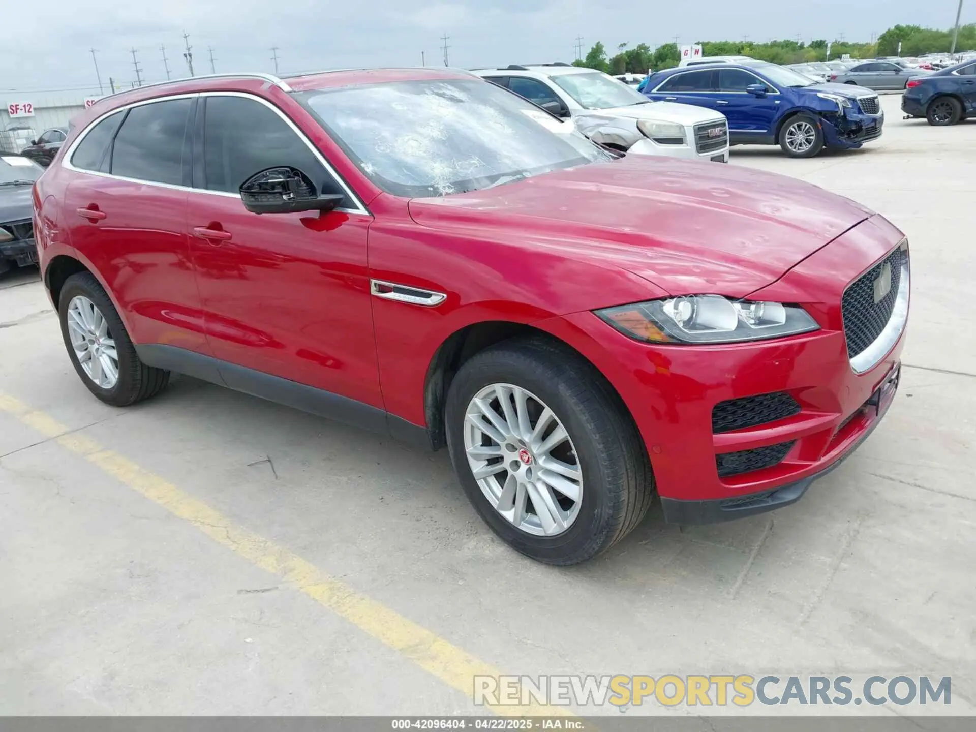 1 Photograph of a damaged car SADCK2GXXLA621934 JAGUAR F-PACE 2020