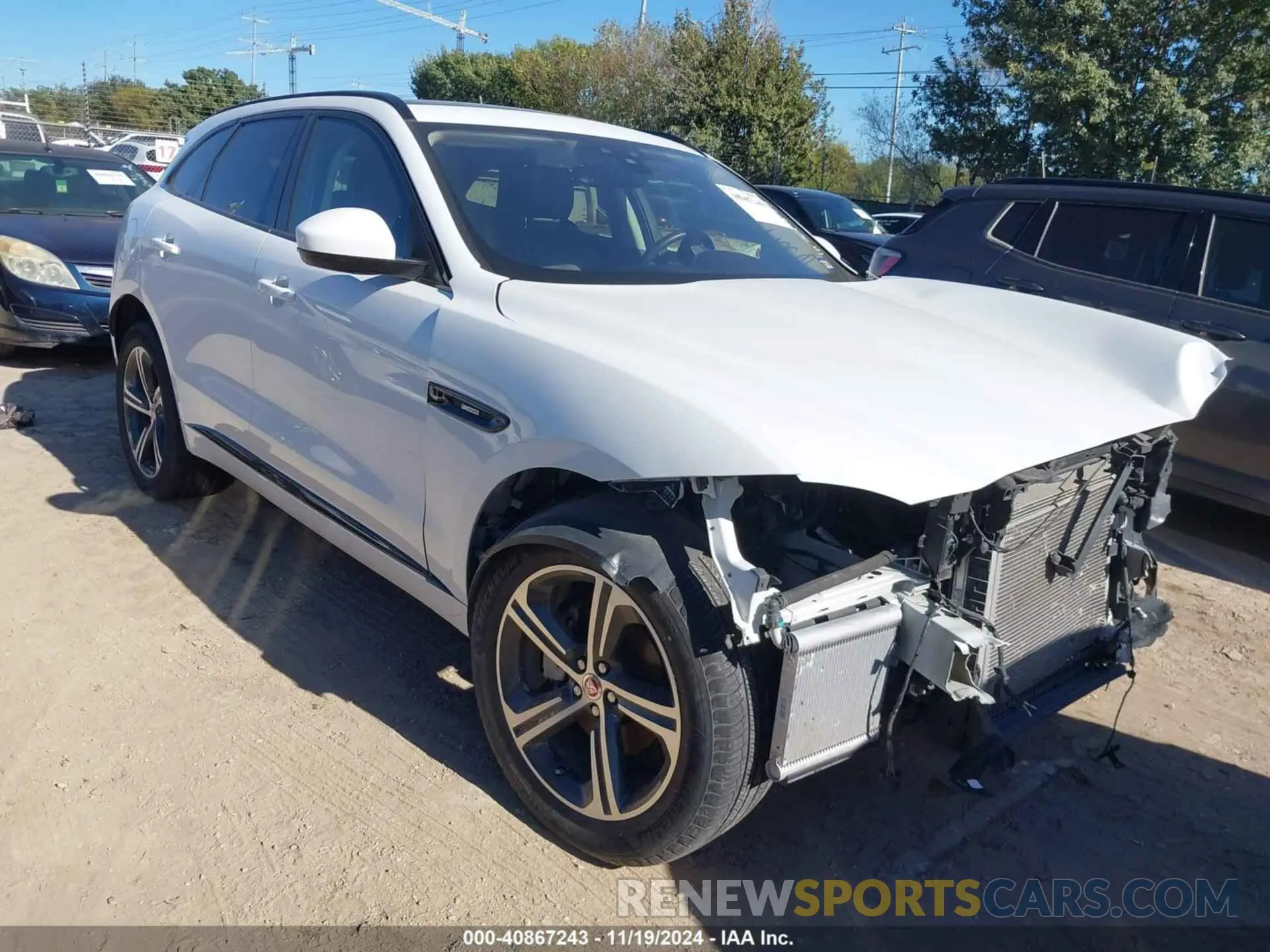 1 Photograph of a damaged car SADCL2FX0LA632472 JAGUAR F-PACE 2020