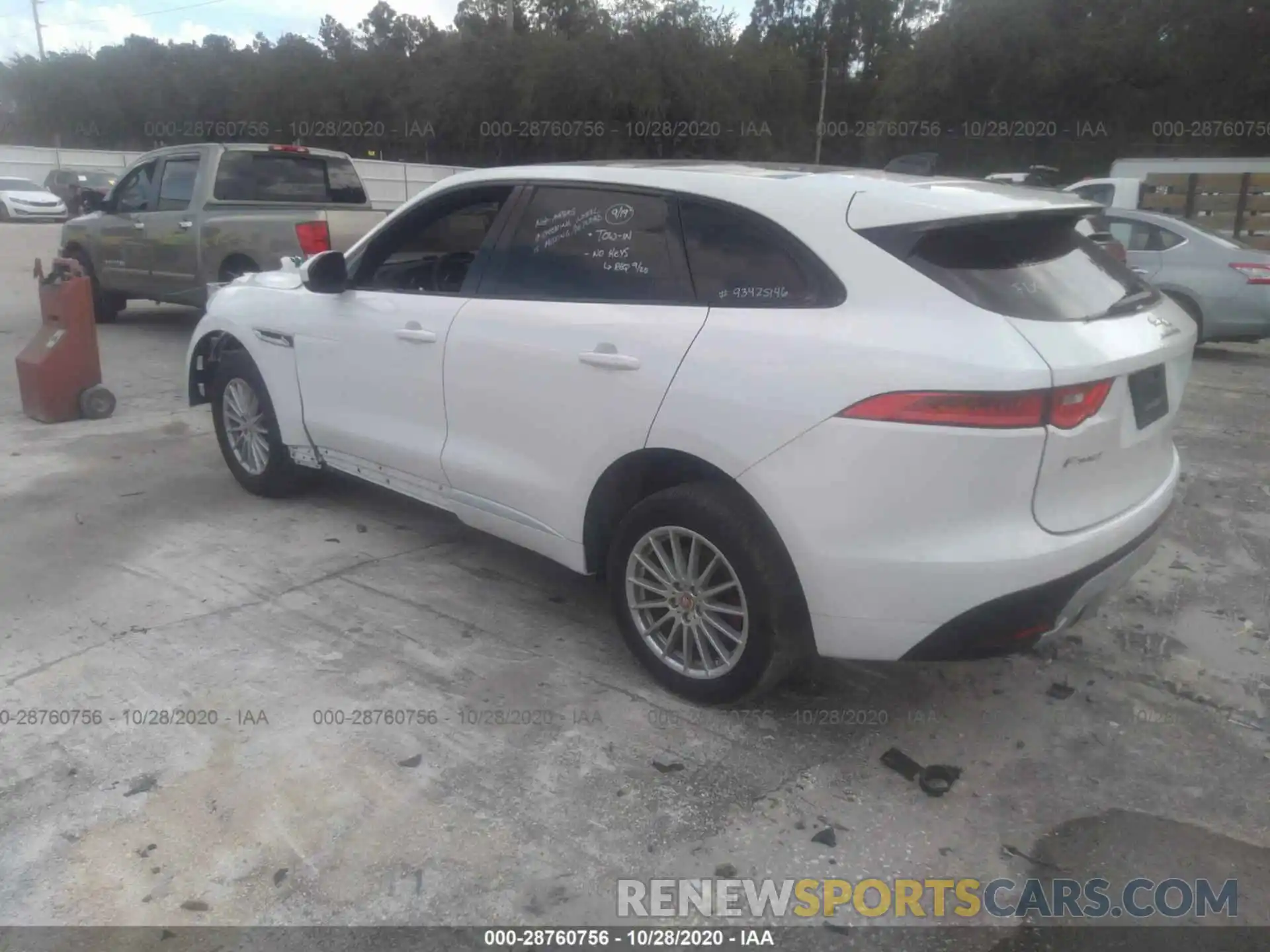 3 Photograph of a damaged car SADCM2FV0LA639322 JAGUAR F-PACE 2020