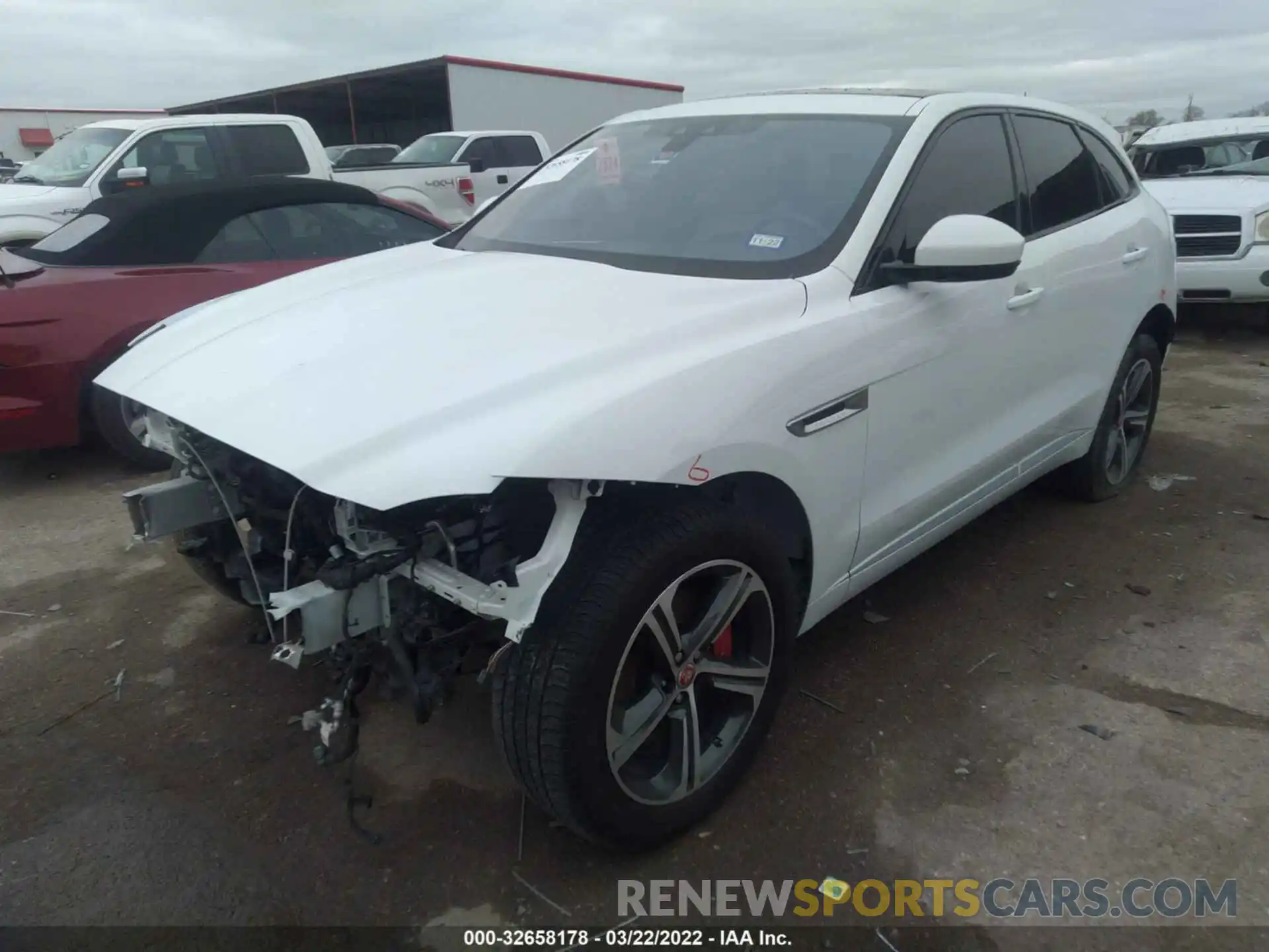 2 Photograph of a damaged car SADCM2FV4LA637749 JAGUAR F-PACE 2020