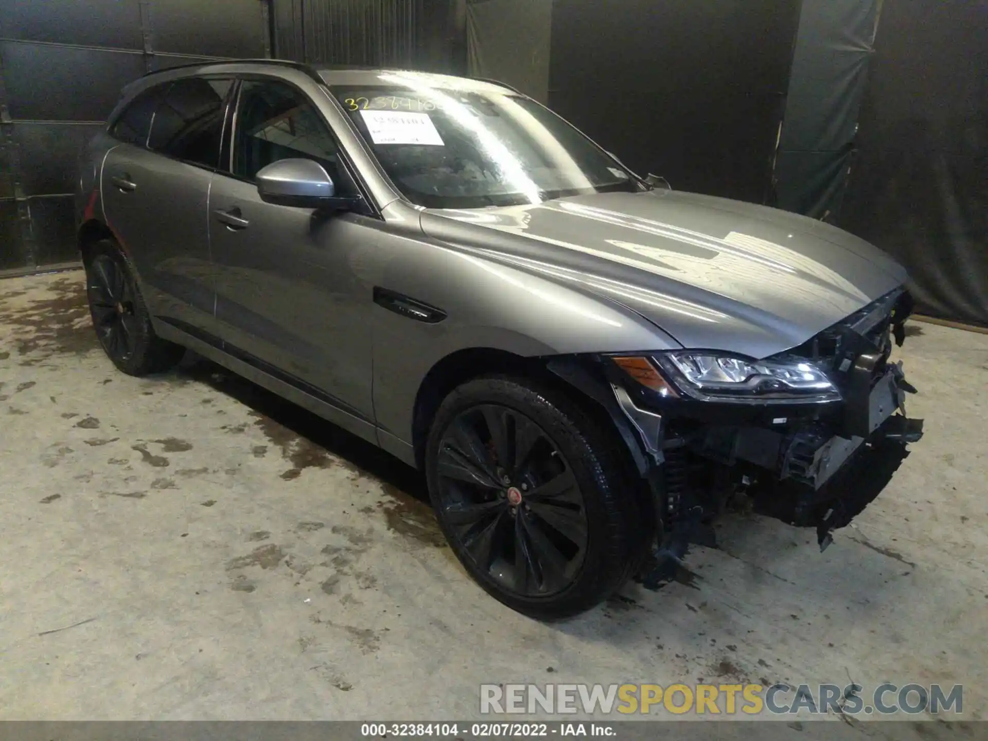 1 Photograph of a damaged car SADCM2FV4LA647584 JAGUAR F-PACE 2020