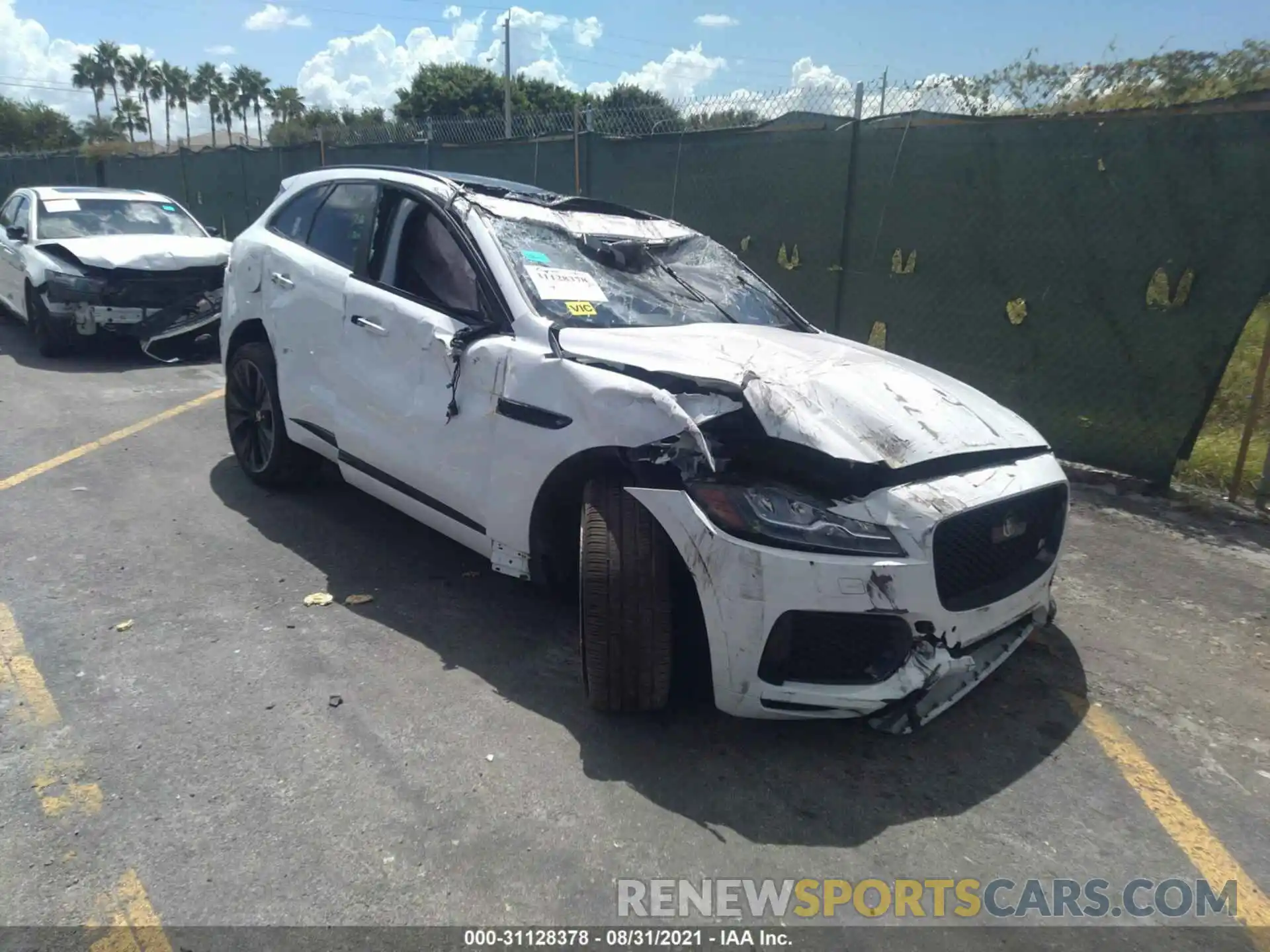 1 Photograph of a damaged car SADCM2FV4LA650677 JAGUAR F-PACE 2020