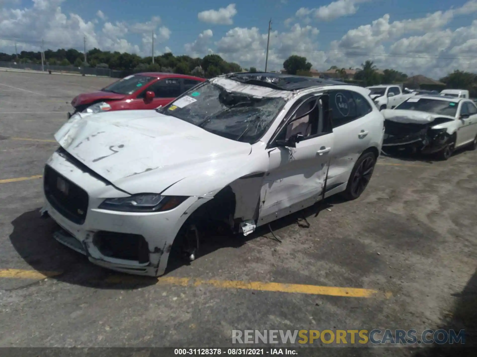 2 Photograph of a damaged car SADCM2FV4LA650677 JAGUAR F-PACE 2020