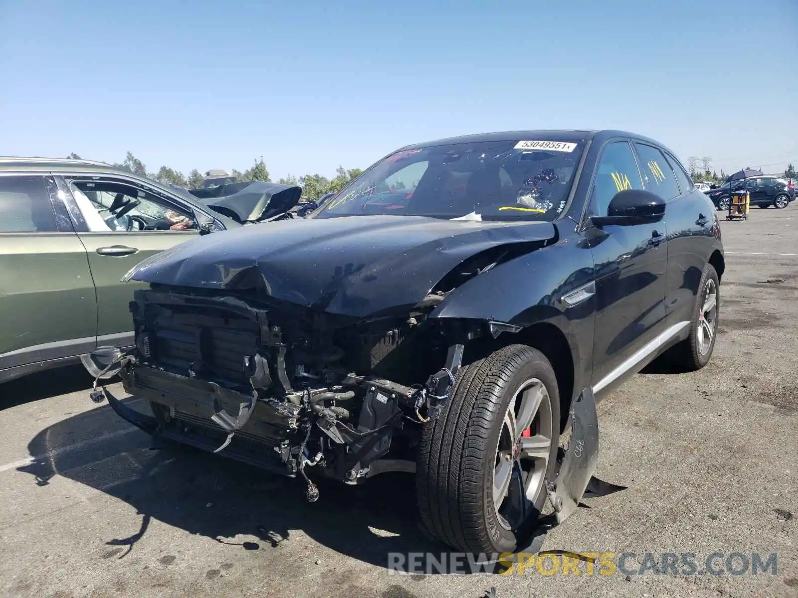 2 Photograph of a damaged car SADCM2FV5LA640935 JAGUAR F-PACE 2020