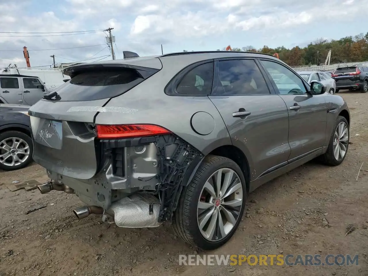 3 Photograph of a damaged car SADCM2FV5LA646587 JAGUAR F-PACE 2020