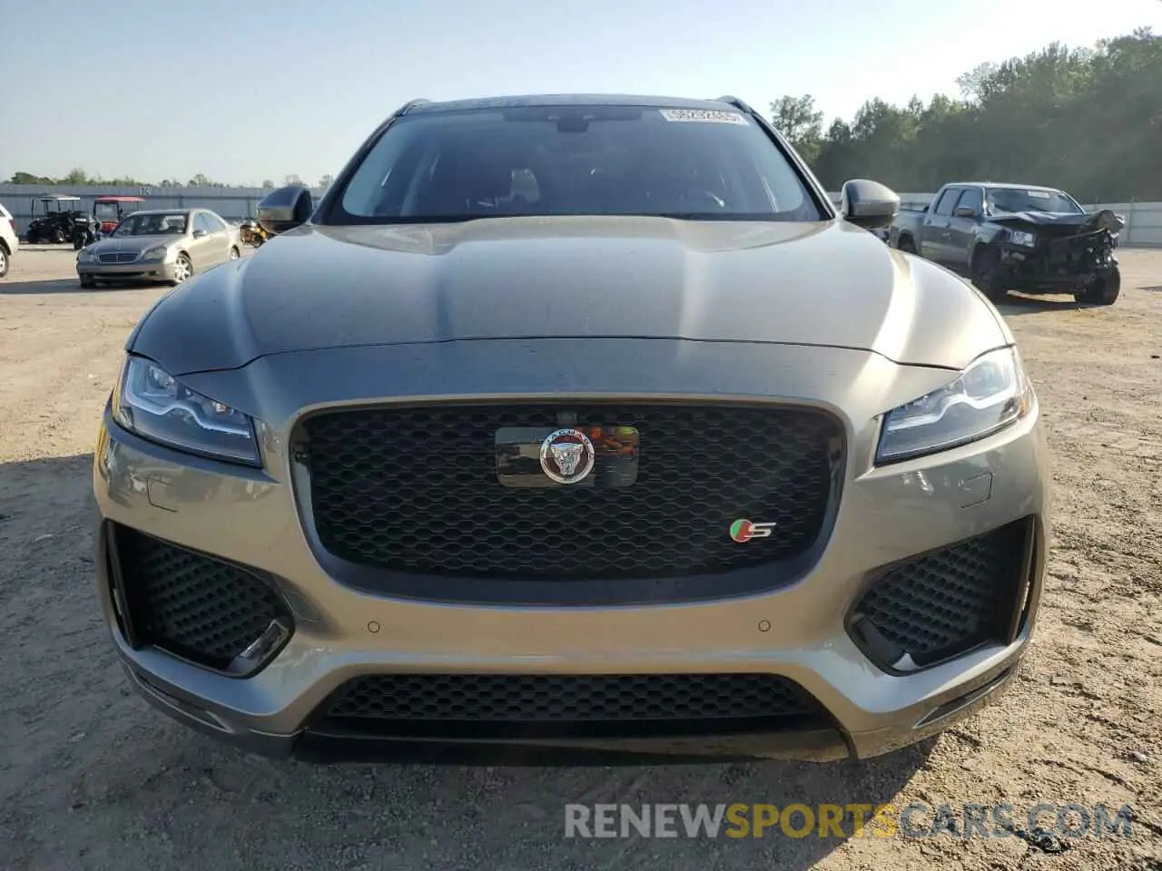 5 Photograph of a damaged car SADCM2FV7LA623473 JAGUAR F-PACE 2020