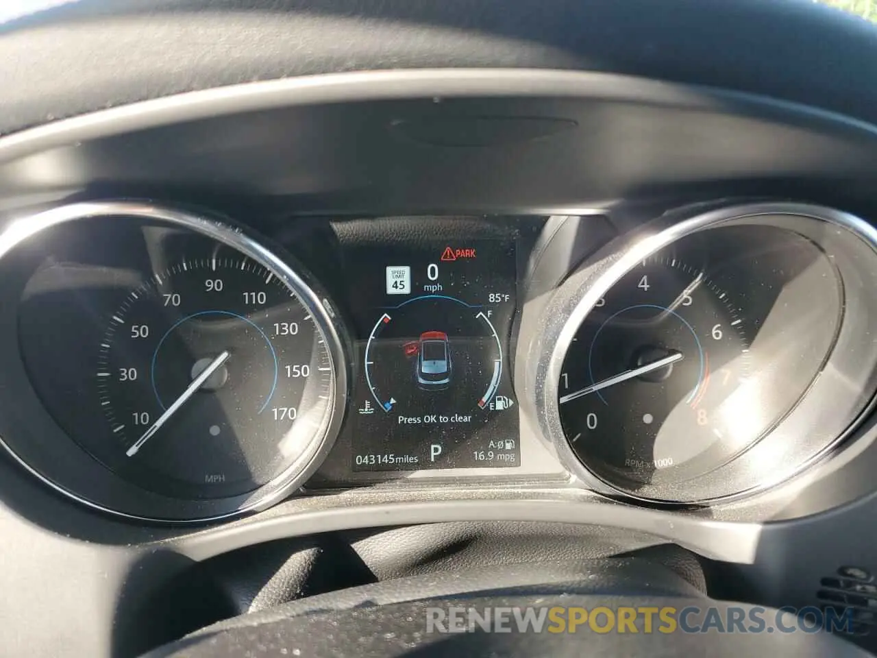 9 Photograph of a damaged car SADCM2FV7LA623473 JAGUAR F-PACE 2020