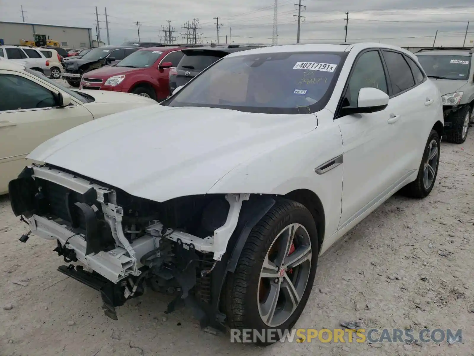 2 Photograph of a damaged car SADCM2FV7LA638877 JAGUAR F-PACE 2020