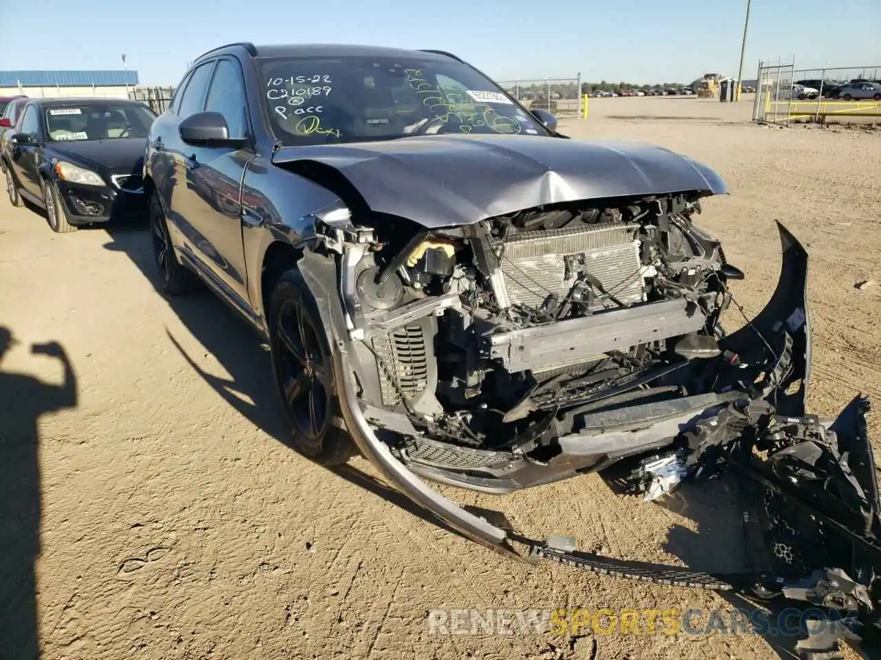 1 Photograph of a damaged car SADCM2FV7LA647627 JAGUAR F-PACE 2020