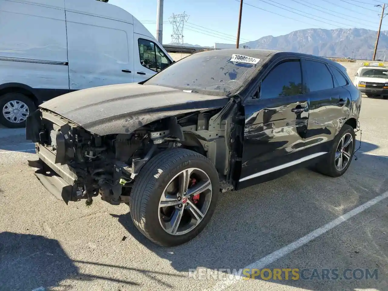 1 Photograph of a damaged car SADCM2FV8LA640346 JAGUAR F-PACE 2020