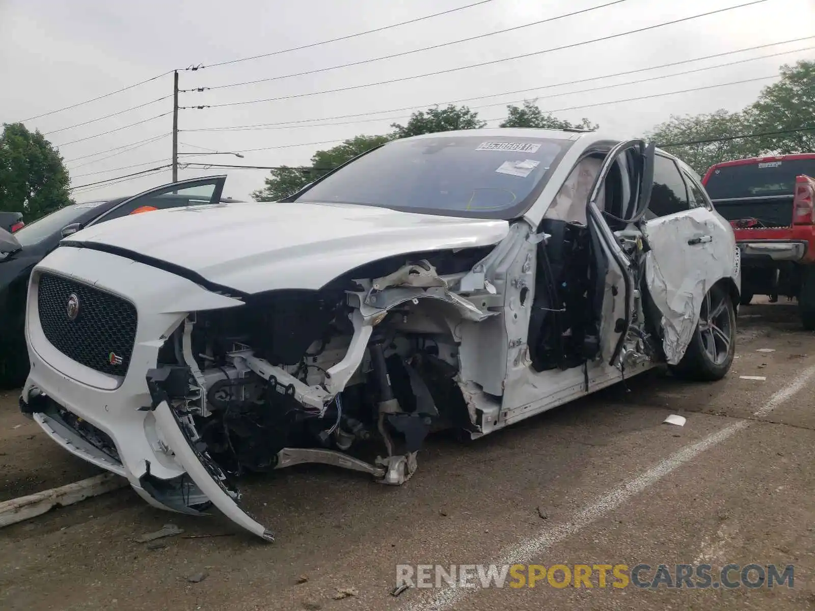 2 Photograph of a damaged car SADCM2FV9LA641022 JAGUAR F-PACE 2020