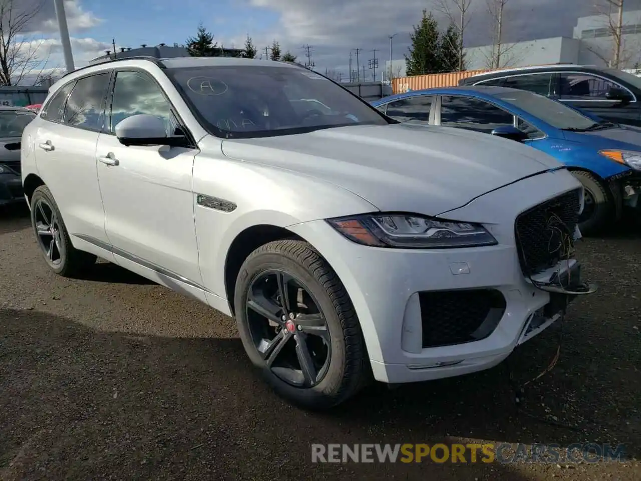 1 Photograph of a damaged car SADCP2FX1LA651181 JAGUAR F-PACE 2020