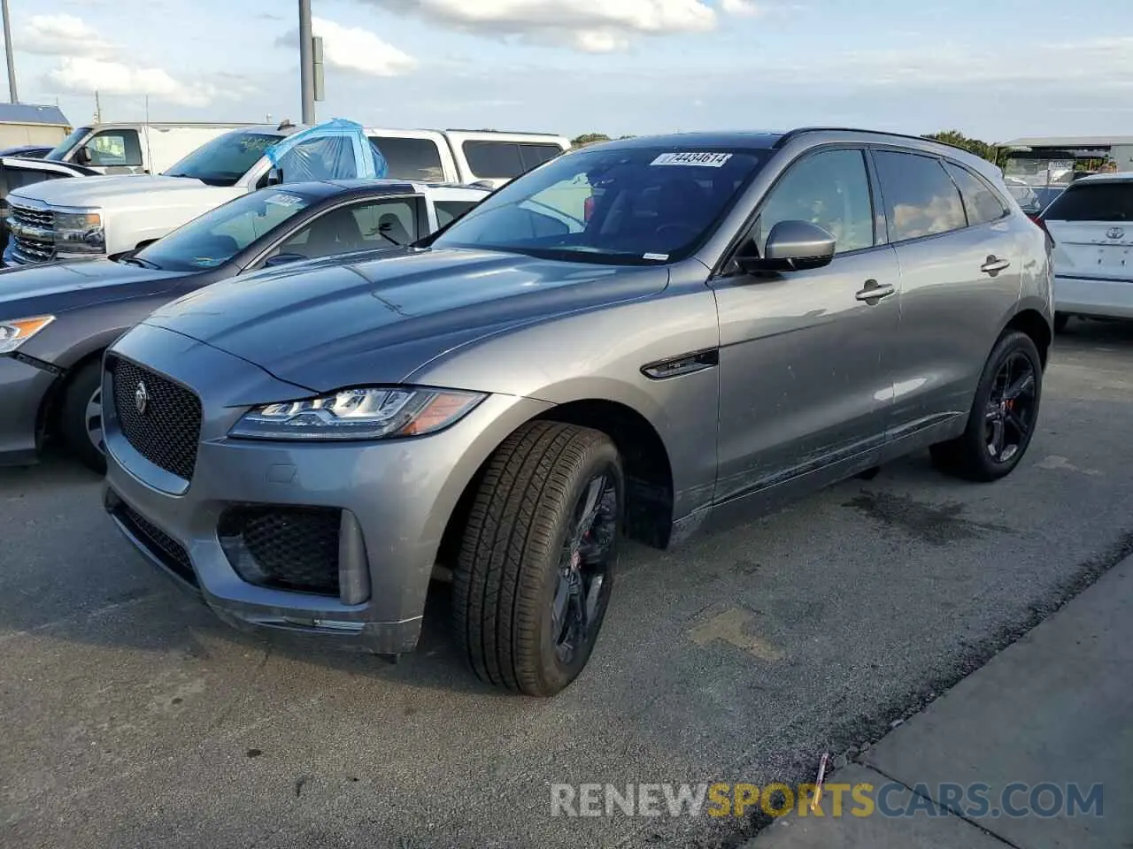 1 Photograph of a damaged car SADCP2FX4LA617865 JAGUAR F-PACE 2020