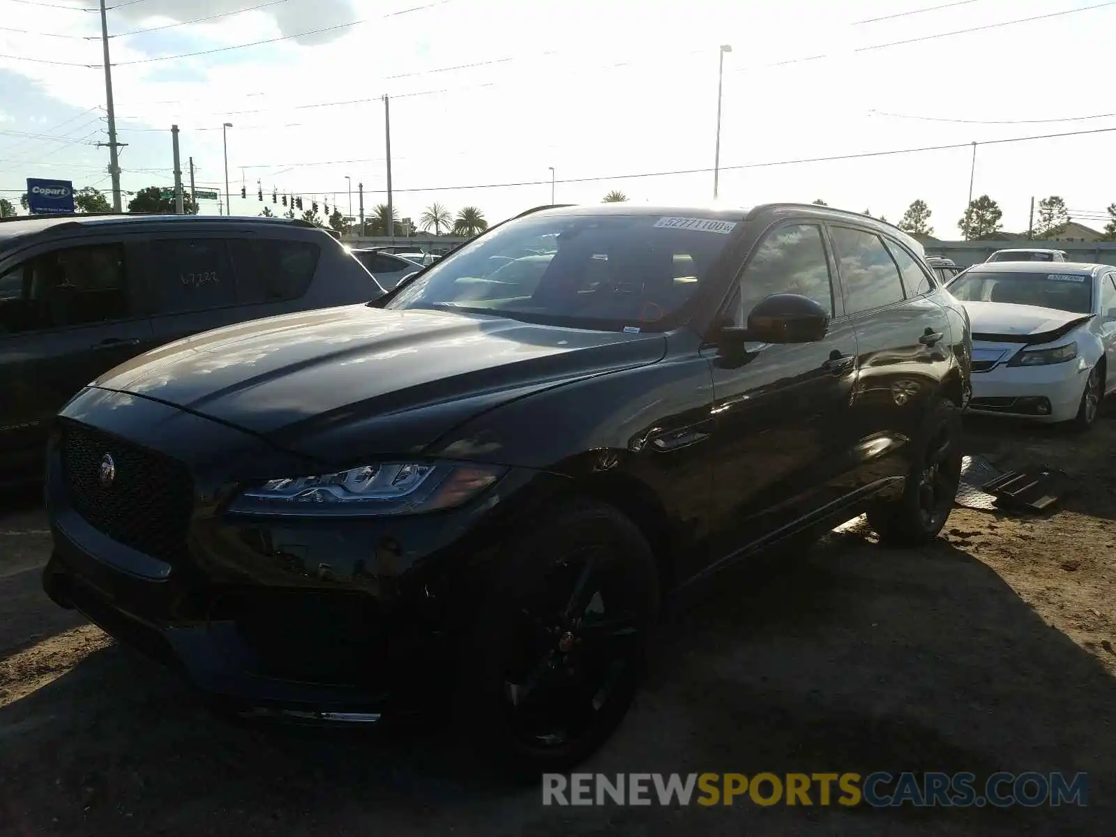 2 Photograph of a damaged car SADCP2FX5LA656030 JAGUAR F-PACE 2020