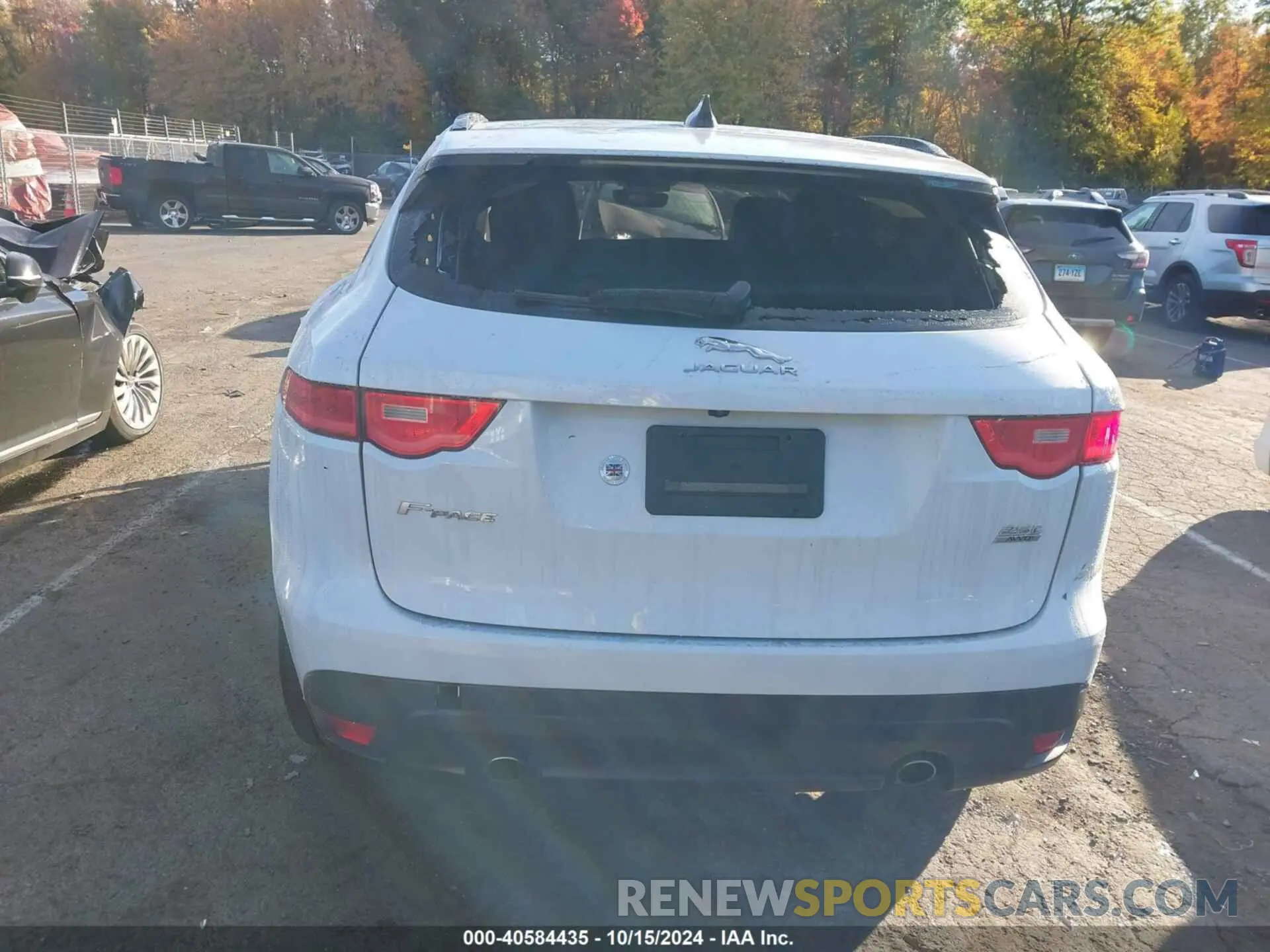 17 Photograph of a damaged car SADCP2FX8LA641778 JAGUAR F-PACE 2020