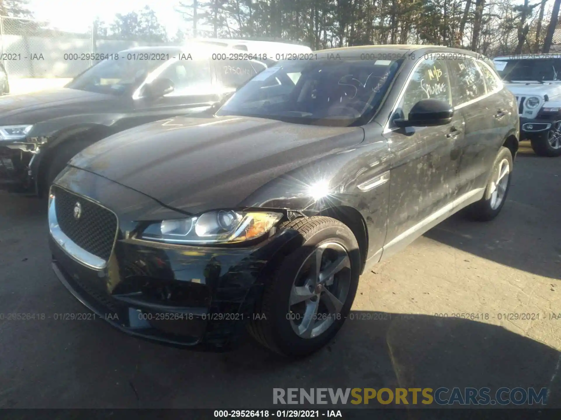 2 Photograph of a damaged car SADCS2FX0LA643202 JAGUAR F-PACE 2020