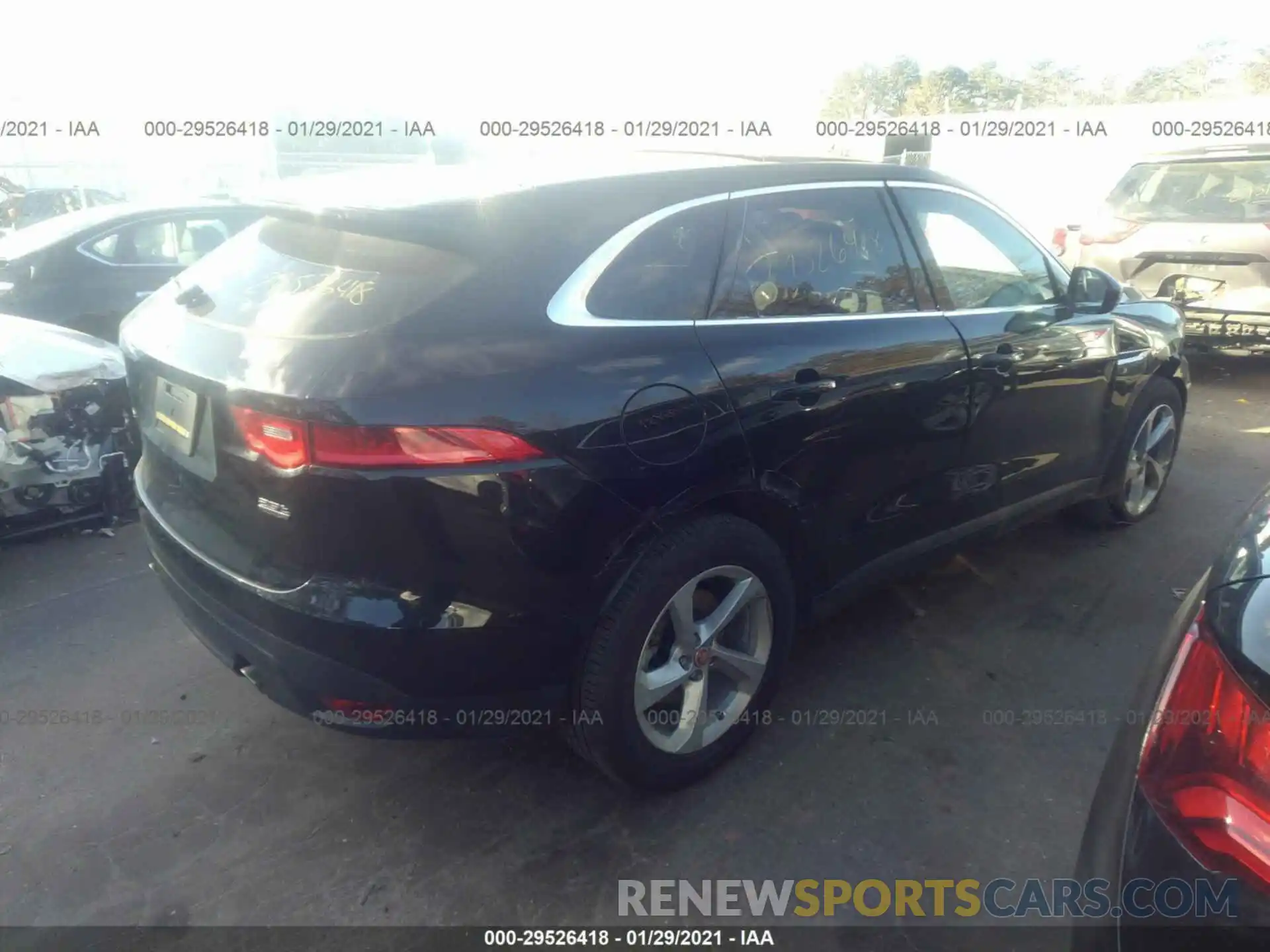 4 Photograph of a damaged car SADCS2FX0LA643202 JAGUAR F-PACE 2020