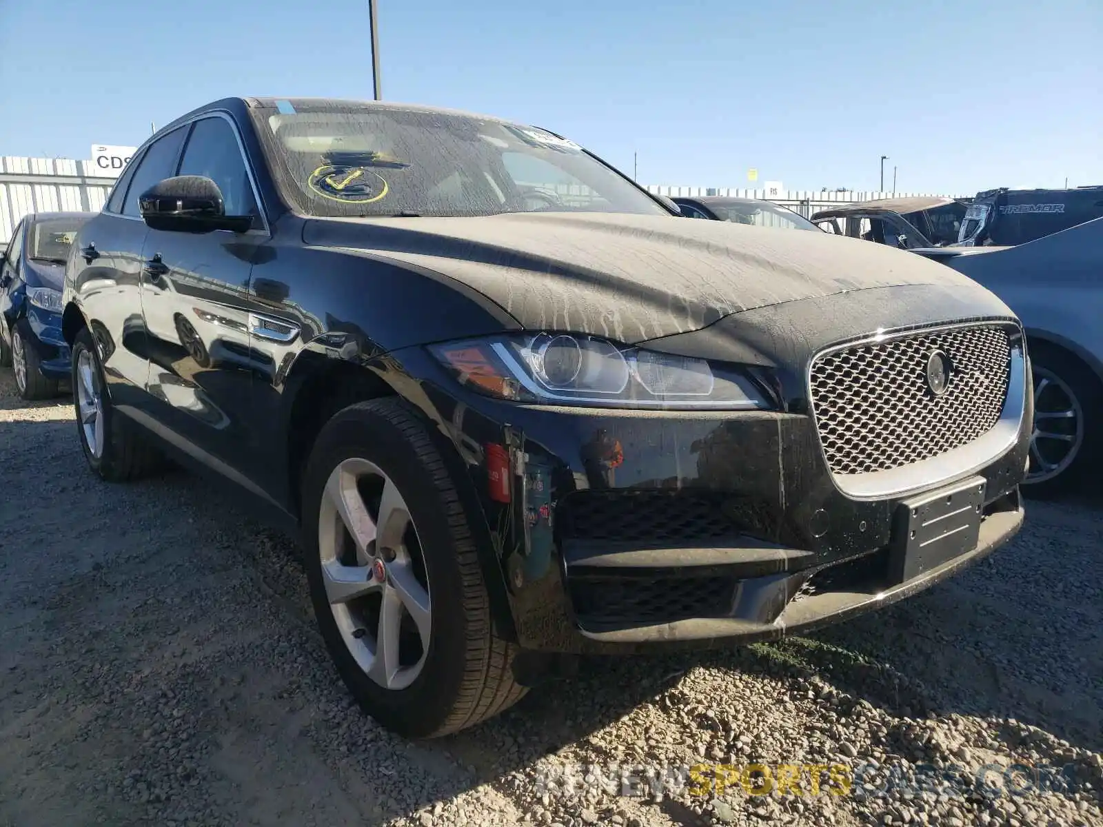 1 Photograph of a damaged car SADCS2FX5LA644443 JAGUAR F-PACE 2020