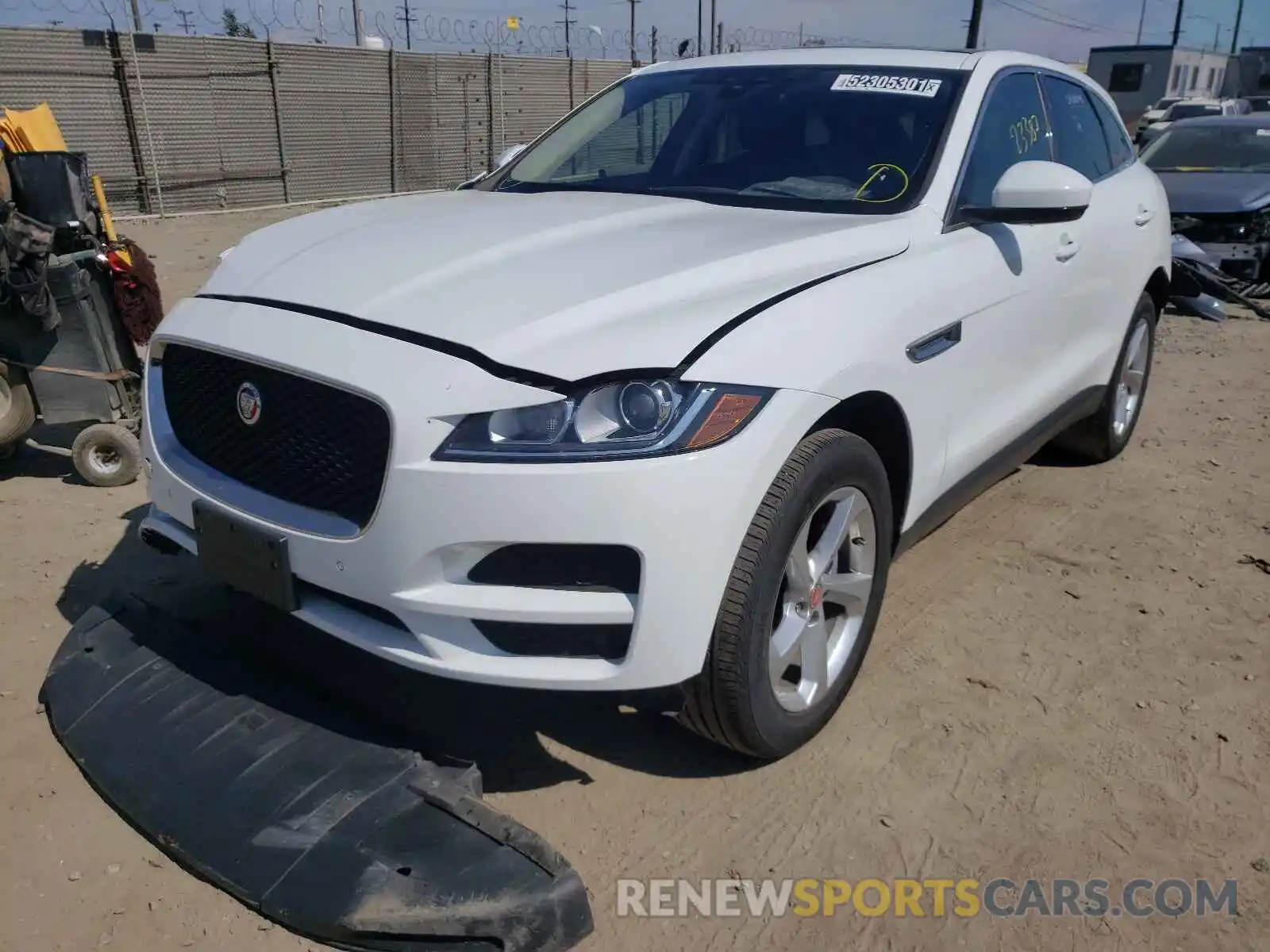 2 Photograph of a damaged car SADCS2FX7LA644380 JAGUAR F-PACE 2020