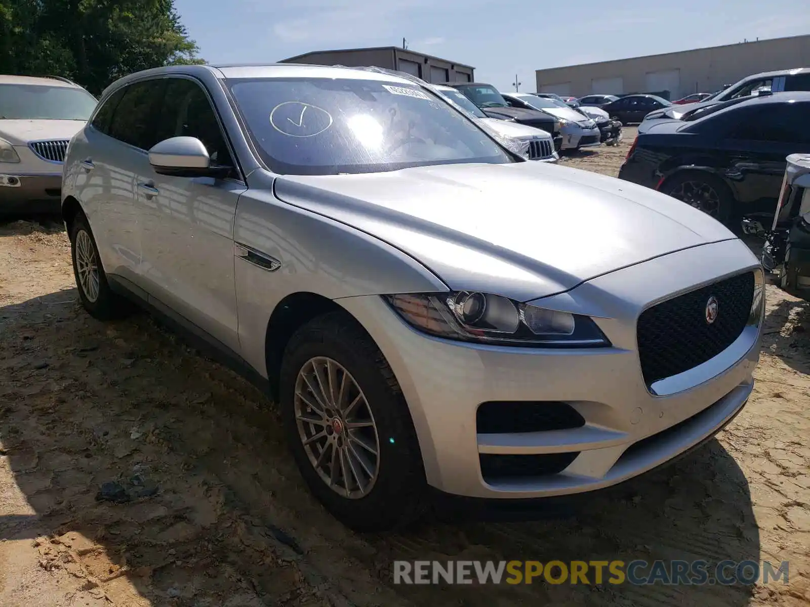 1 Photograph of a damaged car SADCS2FX8LA639530 JAGUAR F-PACE 2020