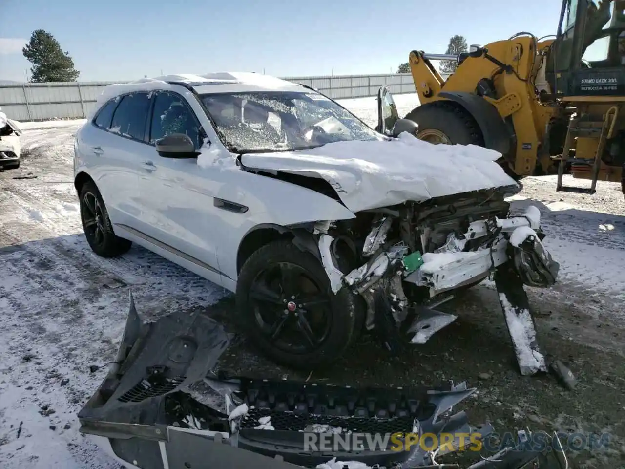 1 Photograph of a damaged car SADCX2GX1LA620642 JAGUAR F-PACE 2020