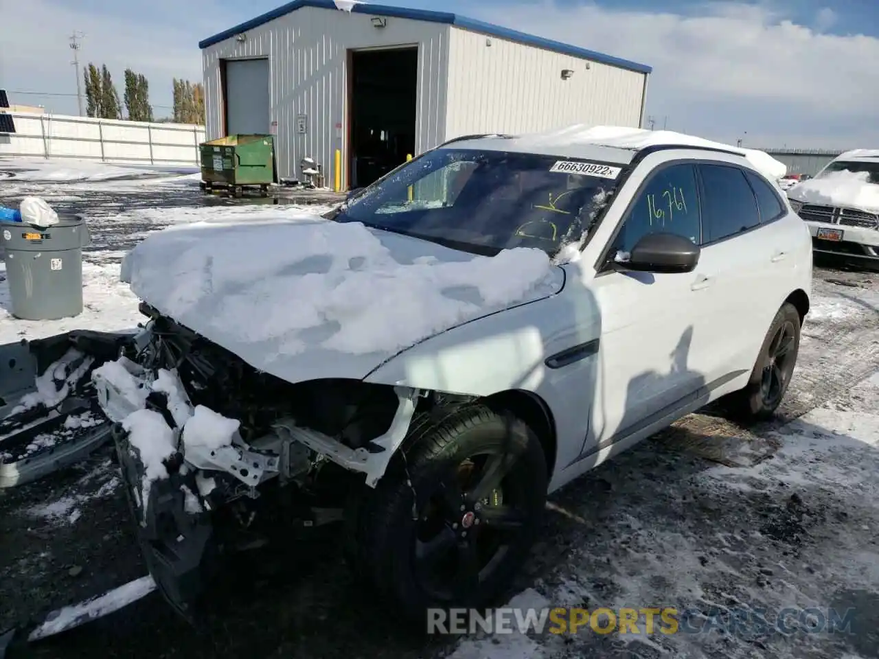 2 Photograph of a damaged car SADCX2GX1LA620642 JAGUAR F-PACE 2020