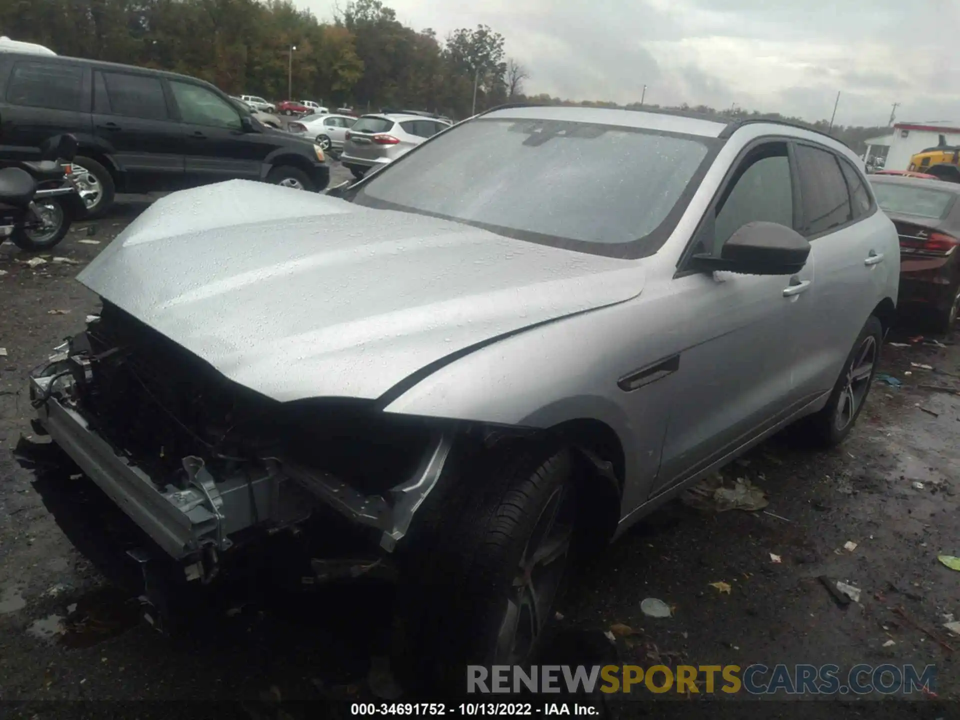 2 Photograph of a damaged car SADCX2GX5LA652302 JAGUAR F-PACE 2020