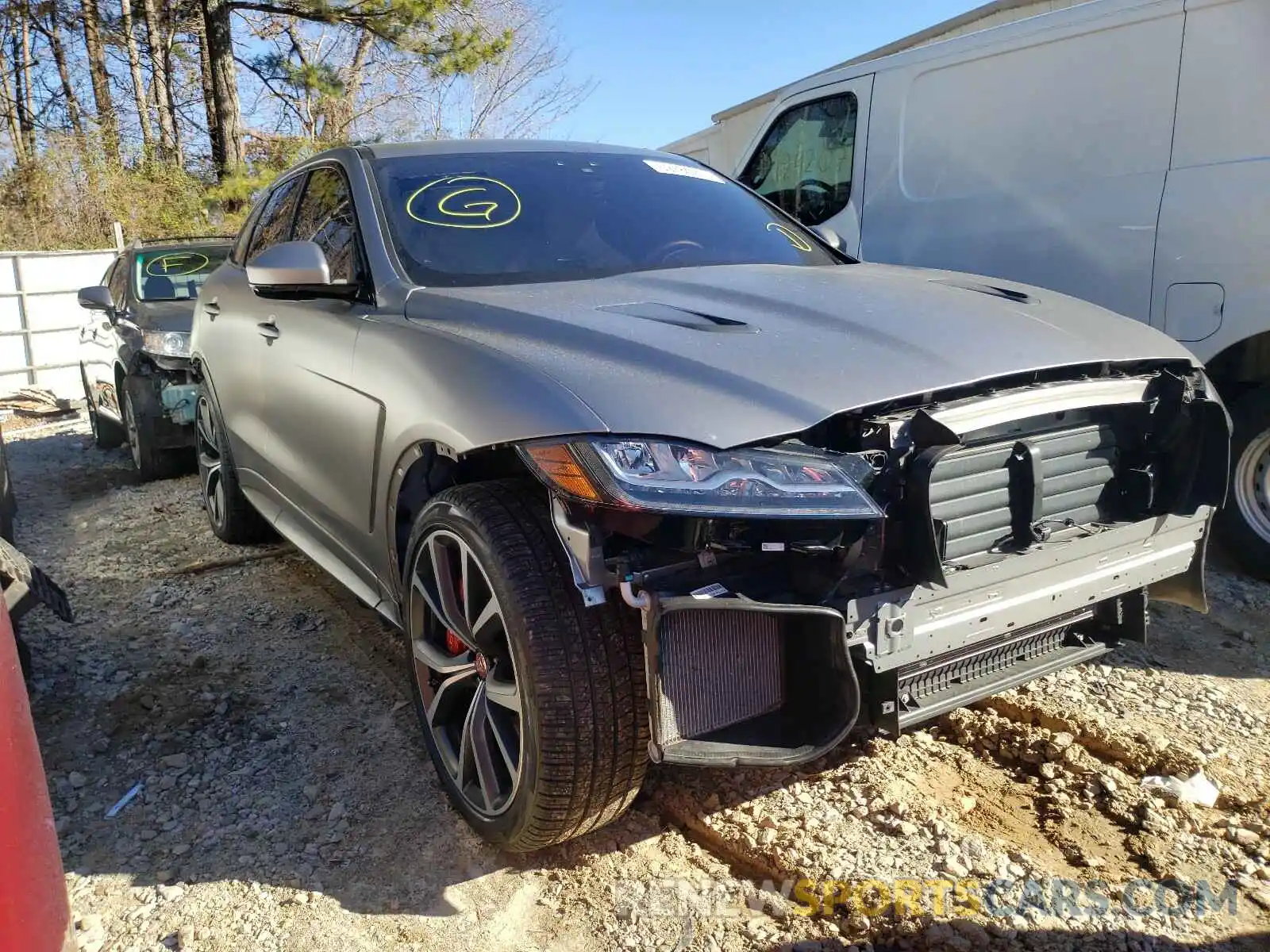 1 Photograph of a damaged car SADCZ2EE5LA653591 JAGUAR F-PACE 2020