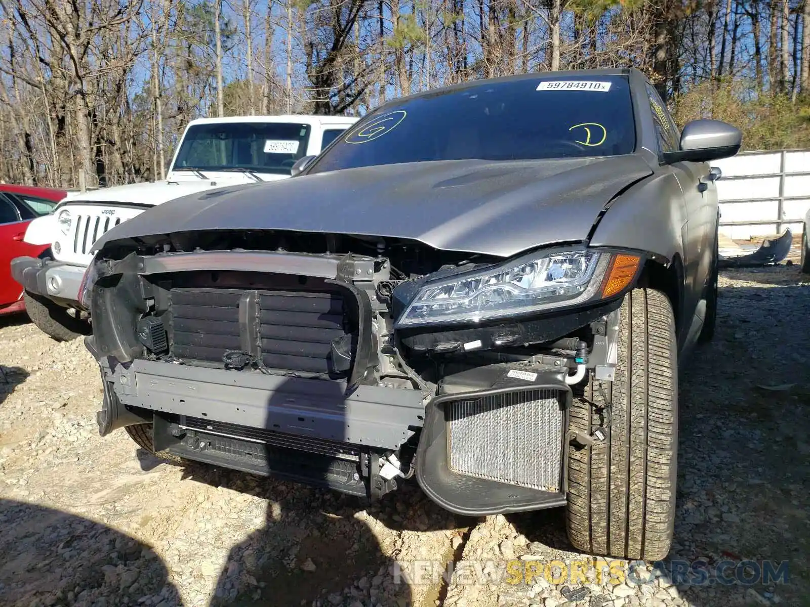 9 Photograph of a damaged car SADCZ2EE5LA653591 JAGUAR F-PACE 2020