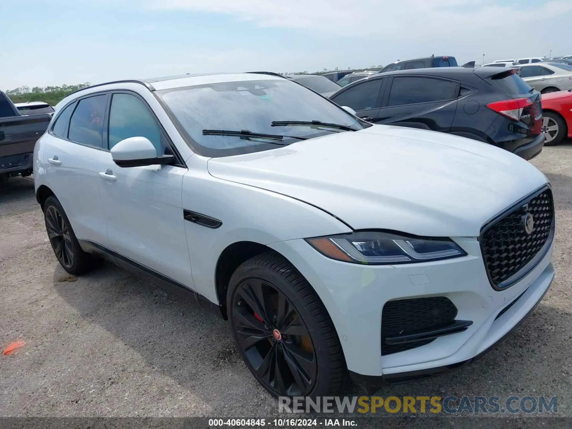1 Photograph of a damaged car SADCJ2EU6MA686826 JAGUAR F-PACE 2021