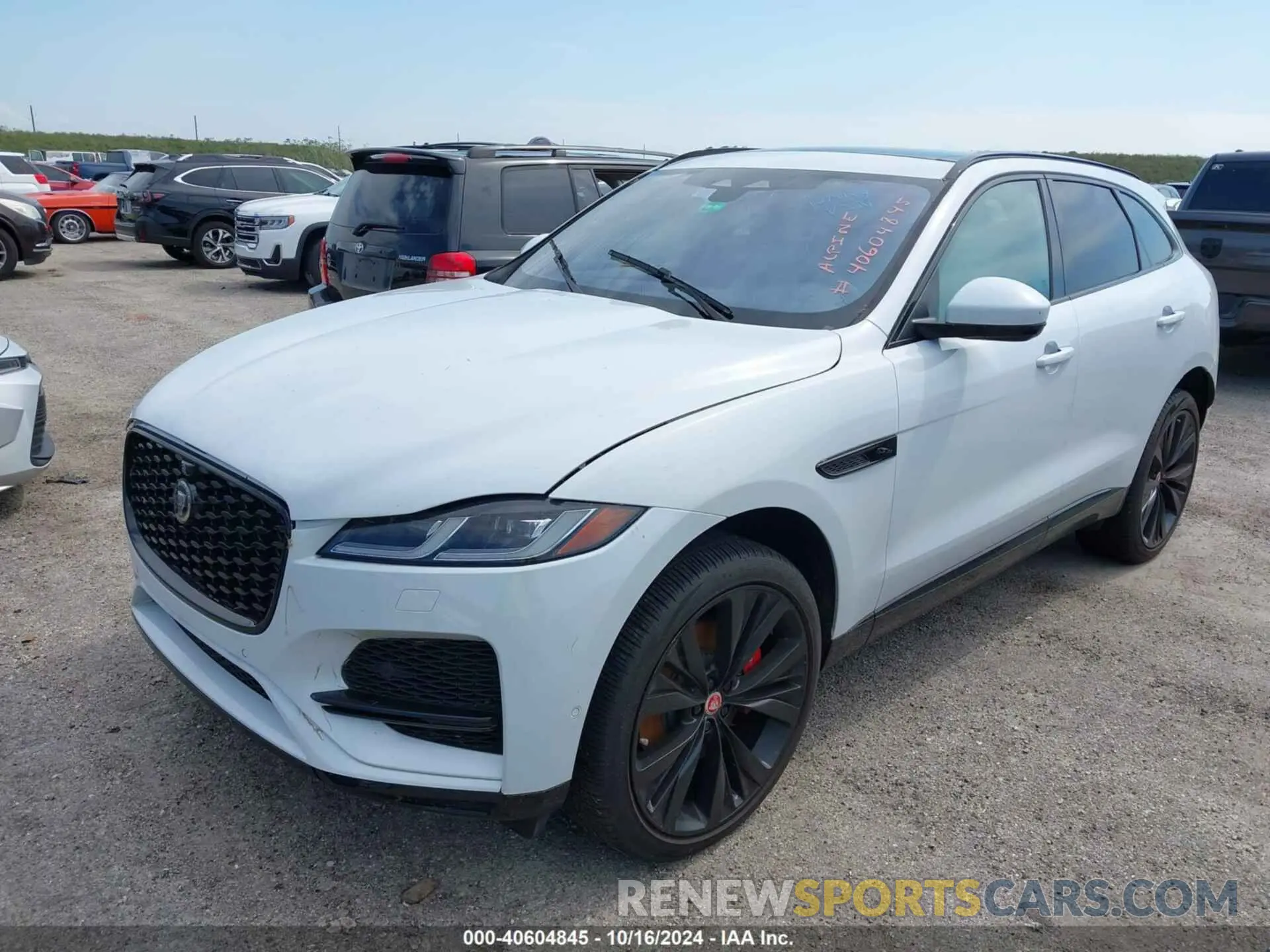 2 Photograph of a damaged car SADCJ2EU6MA686826 JAGUAR F-PACE 2021