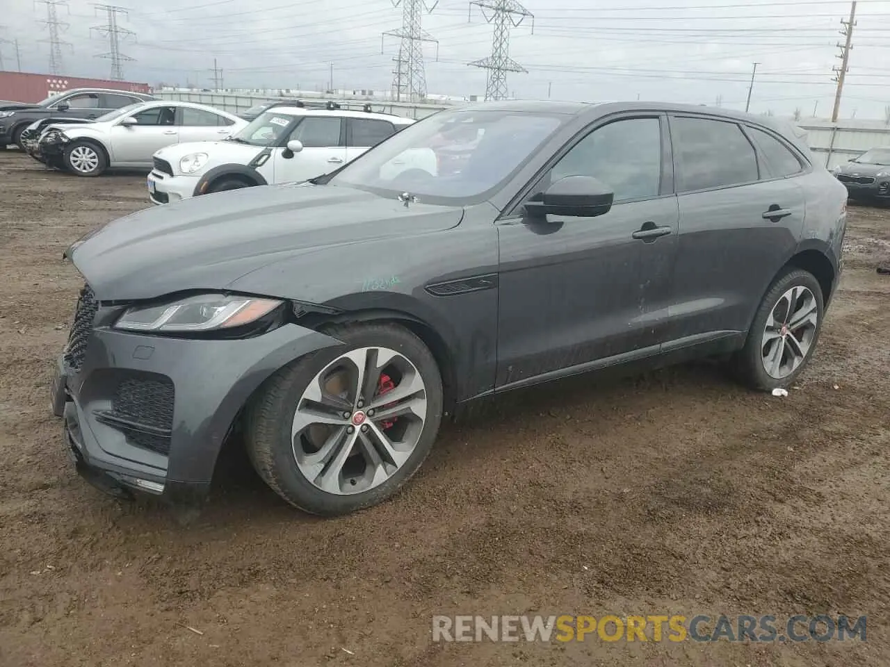1 Photograph of a damaged car SADCJ2EX0MA681308 JAGUAR F-PACE 2021