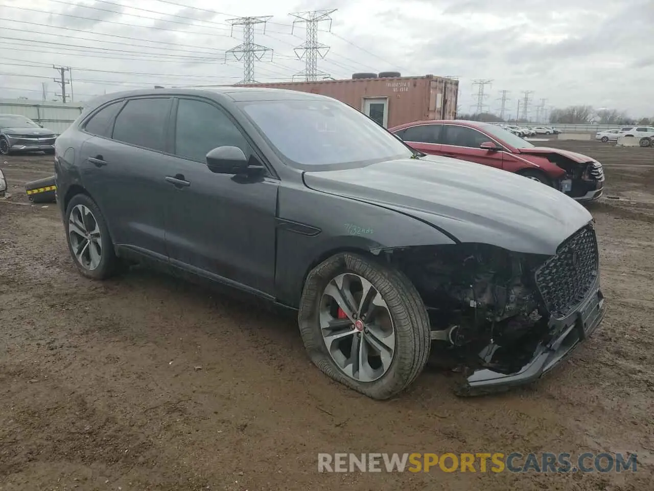 4 Photograph of a damaged car SADCJ2EX0MA681308 JAGUAR F-PACE 2021