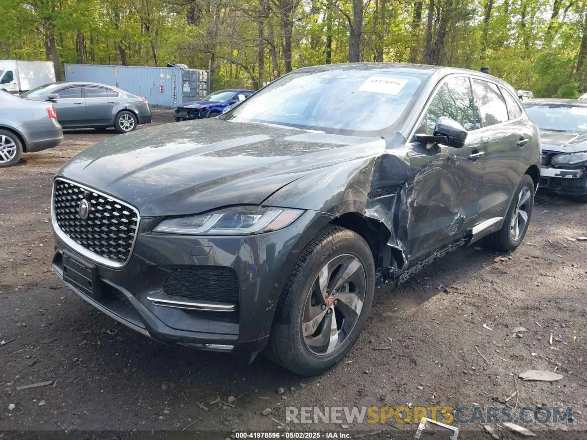 2 Photograph of a damaged car SADCJ2EX1MA672696 JAGUAR F-PACE 2021