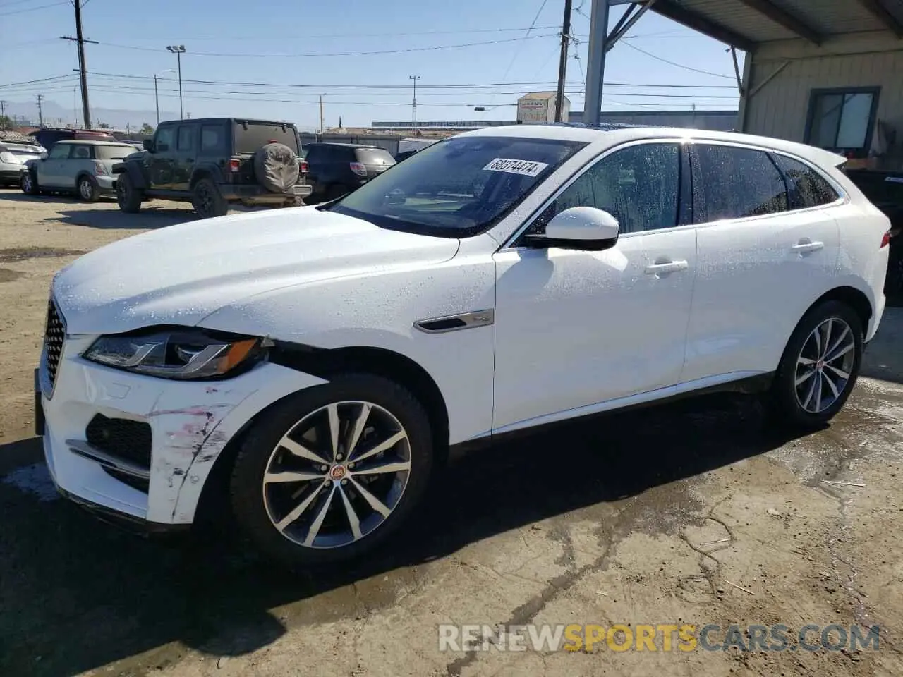 1 Photograph of a damaged car SADCJ2EX2MA677986 JAGUAR F-PACE 2021