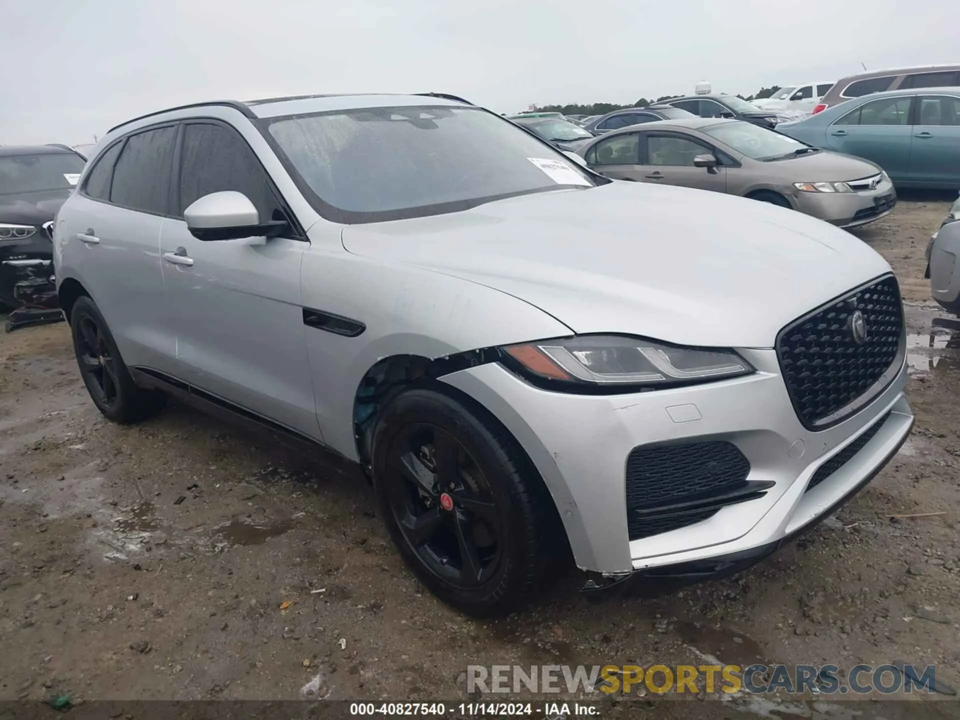 1 Photograph of a damaged car SADCJ2EX3MA667600 JAGUAR F-PACE 2021