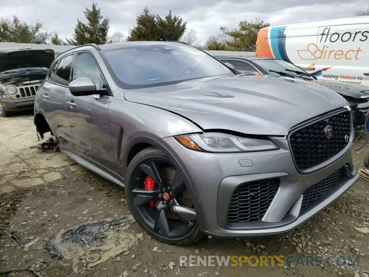 1 Photograph of a damaged car SADCZ2EE0MA674480 JAGUAR F-PACE 2021