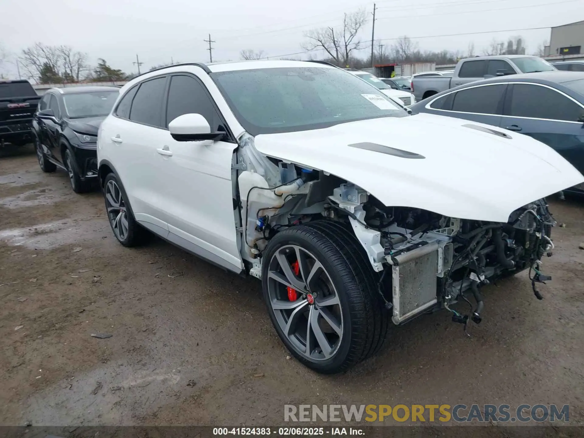 1 Photograph of a damaged car SADCZ2EE0MA688864 JAGUAR F-PACE 2021