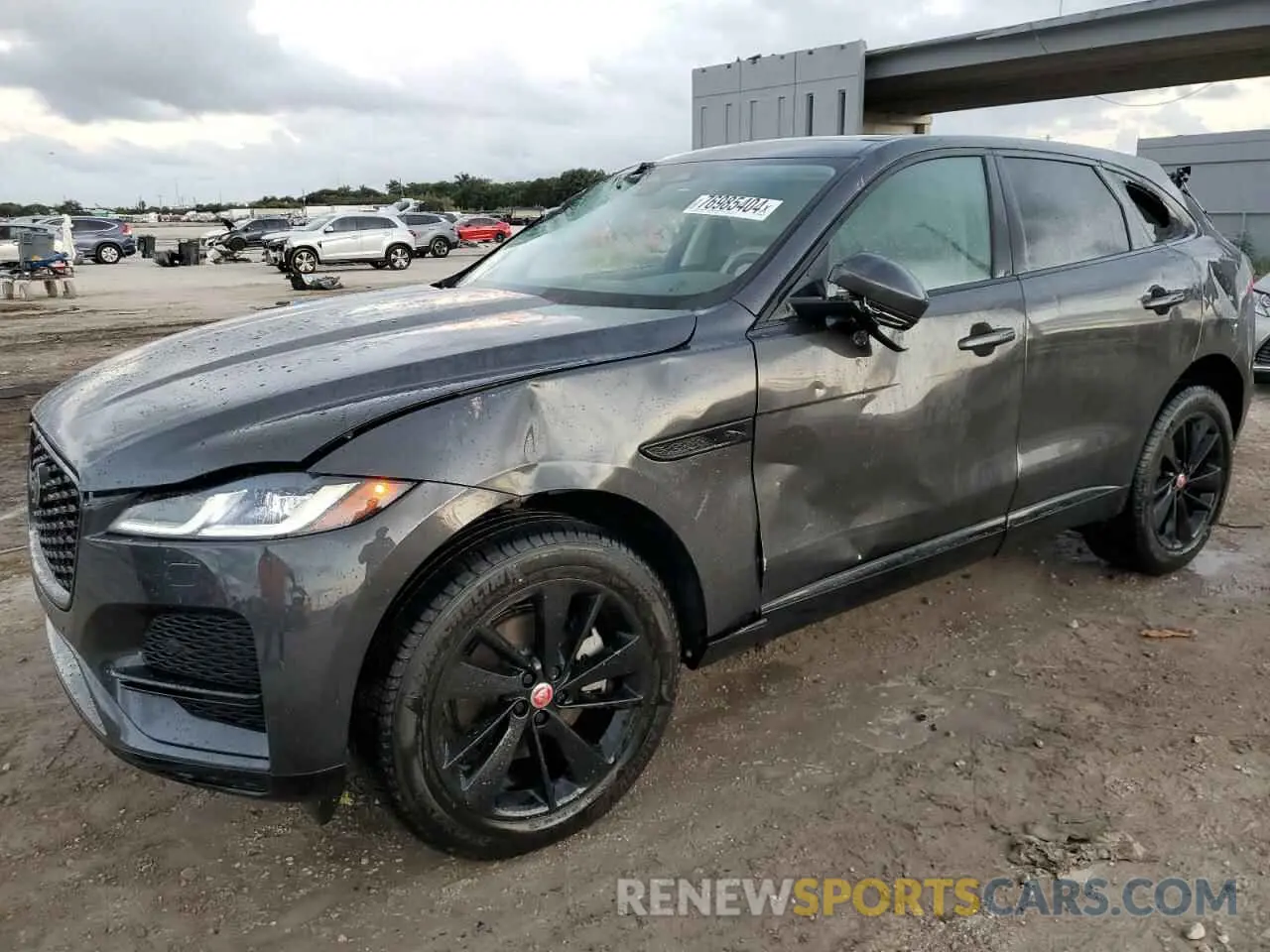 1 Photograph of a damaged car SADCJ2EX0NA693184 JAGUAR F-PACE 2022
