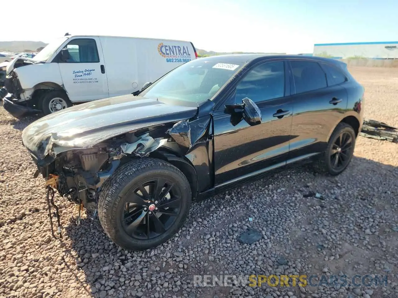 1 Photograph of a damaged car SADCJ2EX1NA692111 JAGUAR F-PACE 2022