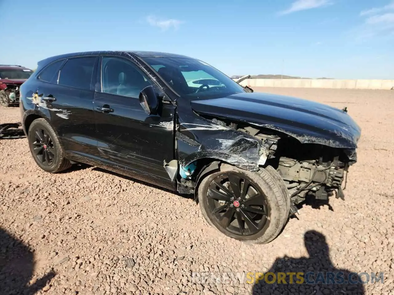 4 Photograph of a damaged car SADCJ2EX1NA692111 JAGUAR F-PACE 2022