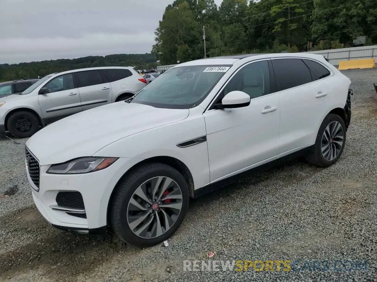 1 Photograph of a damaged car SADCJ2EX3NA689792 JAGUAR F-PACE 2022