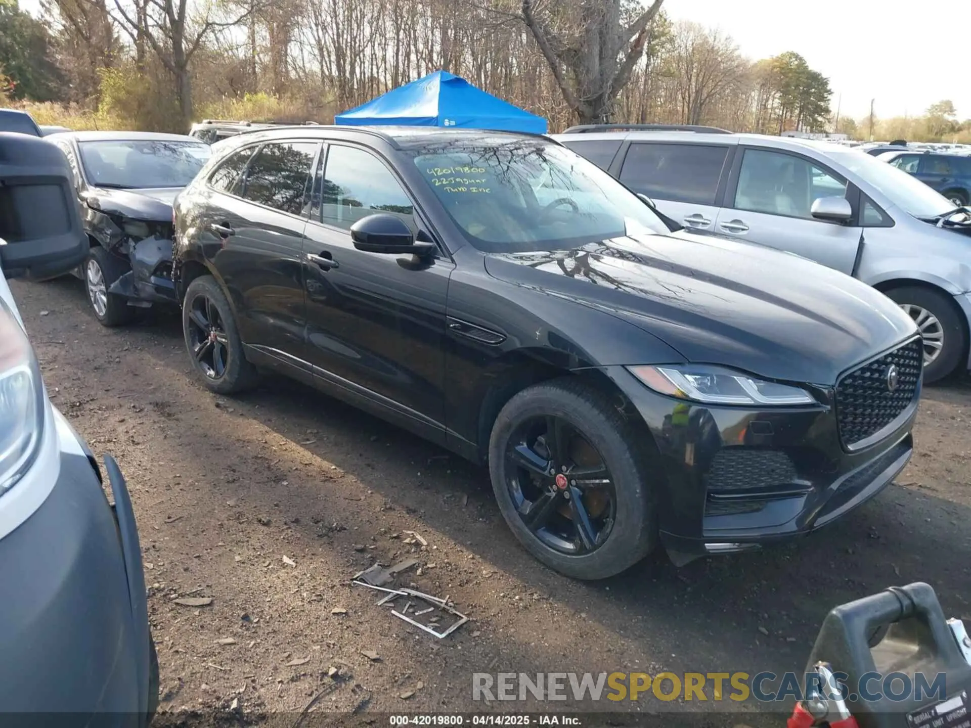 1 Photograph of a damaged car SADCJ2EX5NA698042 JAGUAR F-PACE 2022