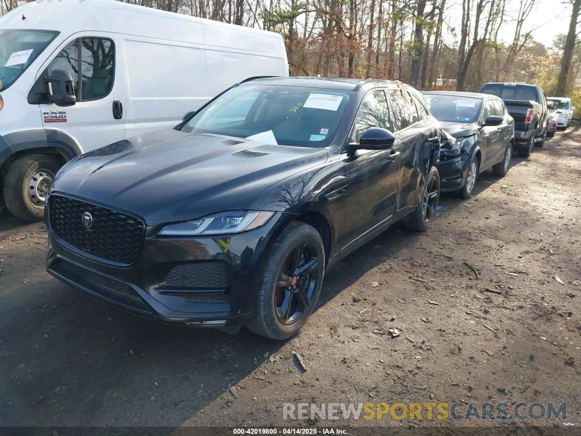 2 Photograph of a damaged car SADCJ2EX5NA698042 JAGUAR F-PACE 2022