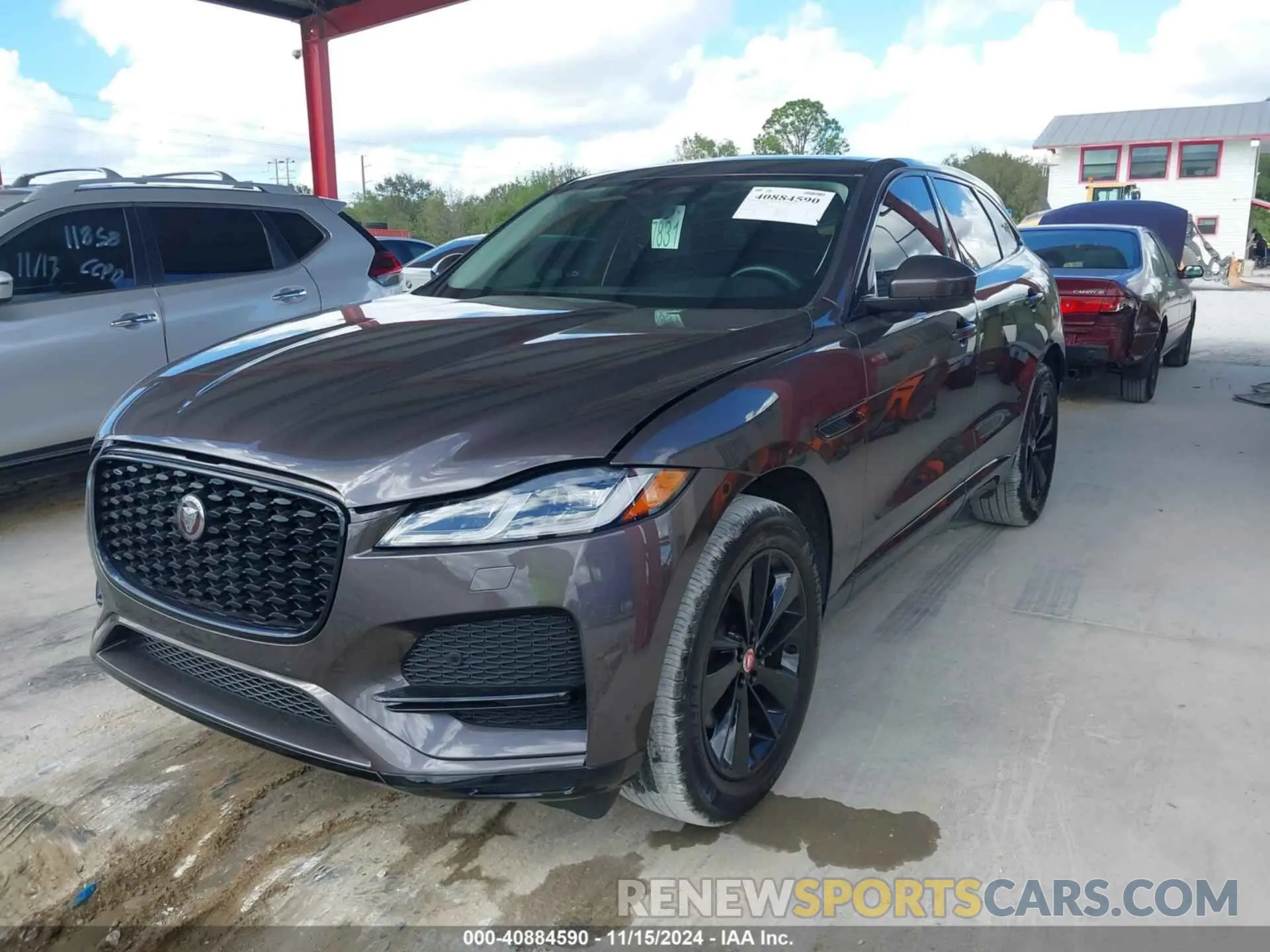 2 Photograph of a damaged car SADCJ2EX7NA697684 JAGUAR F-PACE 2022